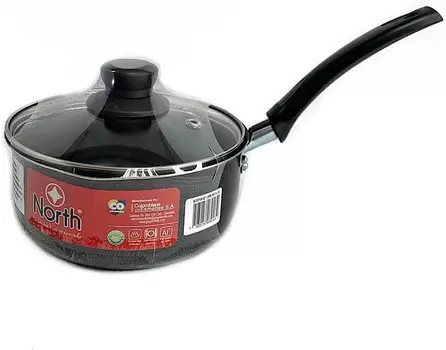 Кастрюли с антипригарным покрытием Grupo North, черный