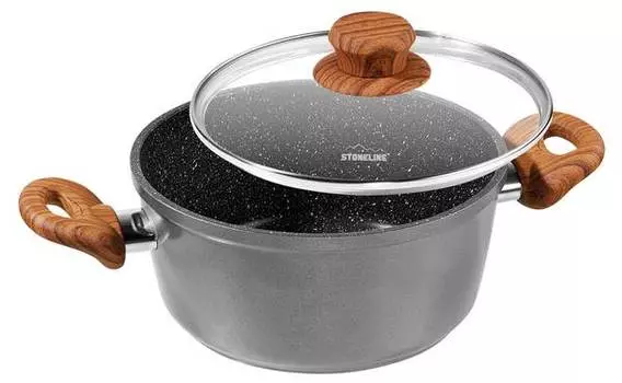 Кастрюля 19595 Stoneline, серый