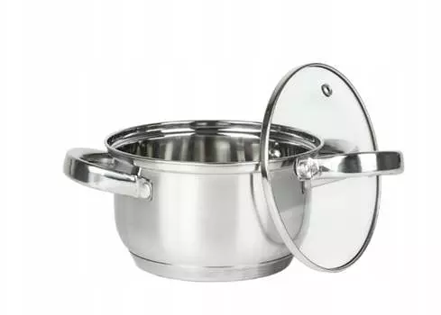 Кастрюля 1,5 л из нержавеющей стали, 16 см, кастрюля для приготовления супа, индукционная универсальная кастрюля, кастрюля для мяса PRYMUS-AGD