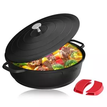 Кастрюля 28 см Индукционная кастрюля Homelux со стеклянной крышкой, антипригарным покрытием, алюминиевые кастрюли объемом 4 л для всех плит