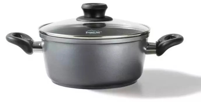 Кастрюля альманса Stoneline, серый