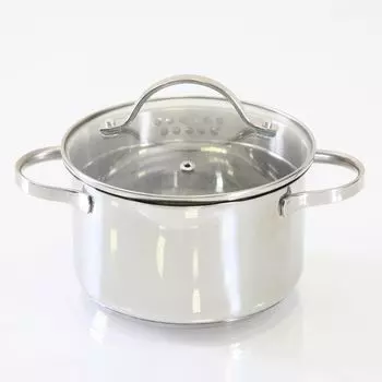 Кастрюля AXENTIA Pado нержавеющая сталь 24 см 5,20 литра