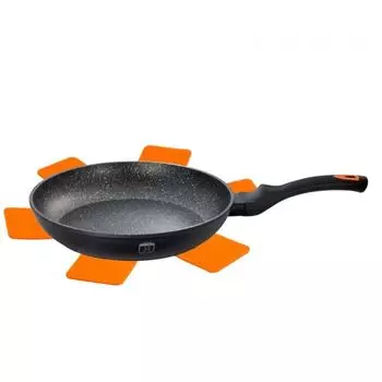 Кастрюля BERLINGERHAUS с мраморной поверхностью Granit Diamond Line 20 см BH-1791, черный