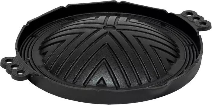 Кастрюля Чингисхана Ikenaga Ironworks, баранина, литье, 11,4 дюйма (29 см), для домашнего использования, коммерческое использование, добавка железа Ikenaga Iron Works, Black