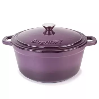 Кастрюля чугунная BergHoff Neo, пурпурный