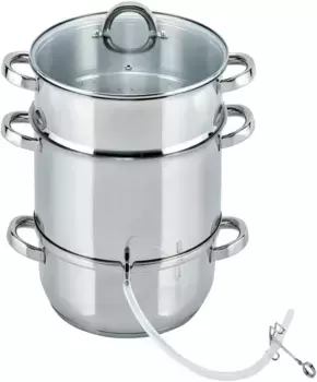 Кастрюля для консервирования Elo, нержавеющая сталь, соковыжималка для фруктов 26 см, цвет edelstahlfarben