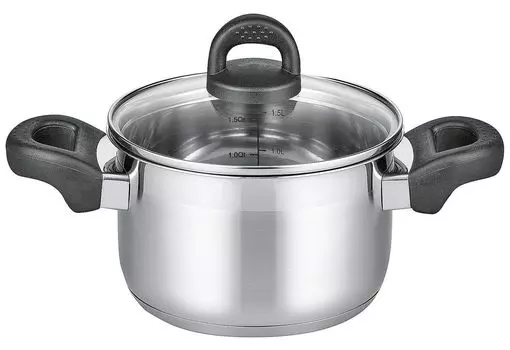 Кастрюля для мяса ELO турмалин 16см нержавеющая сталь