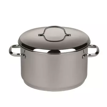 Кастрюля для мяса Riess Cristall с крышкой 20см нержавеющая сталь