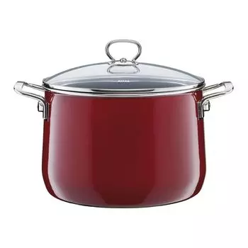 Кастрюля для мяса риса со стеклянной крышкой 24см Rosso 0705-008 Riess