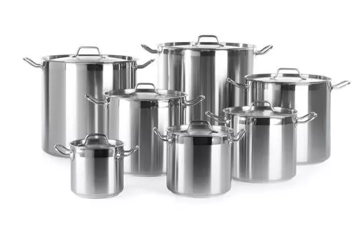 Кастрюля для овощей HENDI с крышкой нержавеющая сталь 240x220 мм 10 л Profi Line