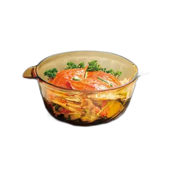 Кастрюля для тушения с крышкой Unbrand, коричневый