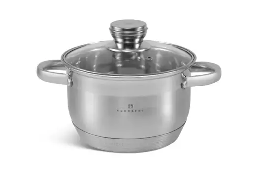 Кастрюля EDENBERG, серебряный