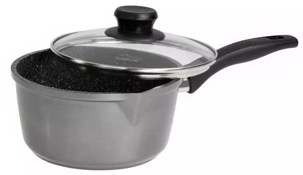 Кастрюля гарбана Stoneline, серый