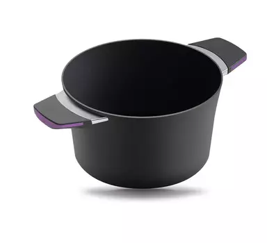 Кастрюля Gastrolux, 24 см, баклажаны