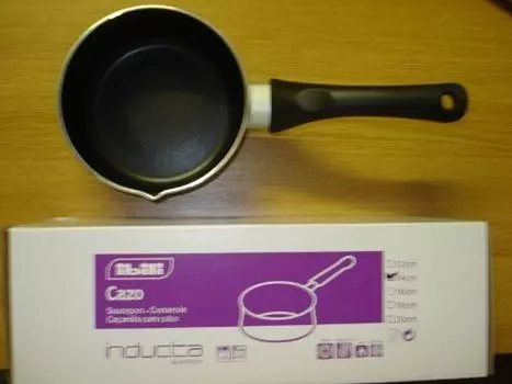 Кастрюля Ibili BEC Verseur Inducta, форма для запекания, алюминий, диаметр 14 см, подходит для индукционных плит, антипригарное покрытие IBILI MENAJE, S.A.