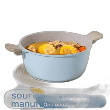 Кастрюля из медицинского камня с антипригарным покрытием Unbrand