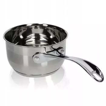 Кастрюля KADAX "Ventre", стальная кастрюля с длинной ручкой, 1 л