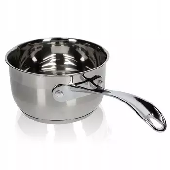 Кастрюля KADAX "Ventre", стальная кастрюля с длинной ручкой, 1,8 л