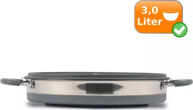 Кастрюля Kampa, серый