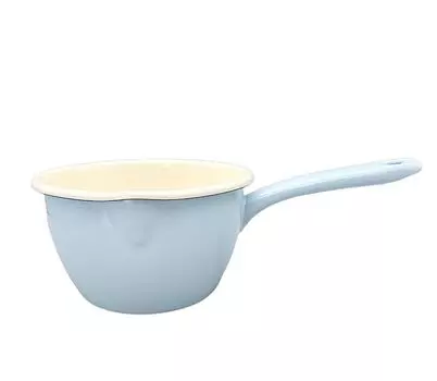 Кастрюля, кастрюля, стильная запеканка, эмалированная кастрюля пастельного голубого цвета Linoows