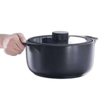 Кастрюля керамическая Unbrand, черный