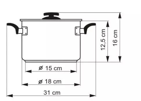 Кастрюля KOLIMAX
