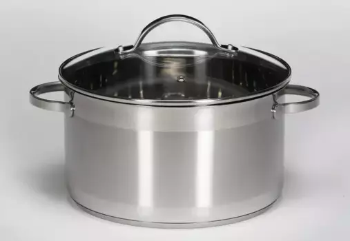 Кастрюля Krger "Ohio", нержавеющая сталь, (1 шт.), индукционная 1,5 л + 16 см, цвет silberfarben