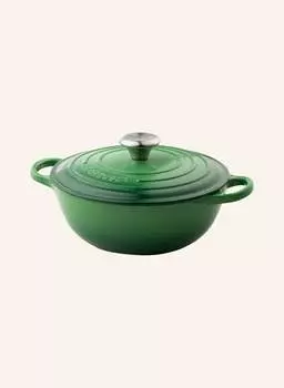 Кастрюля la marmite Signature, диаметр: 24 см. Le Creuset, зеленый