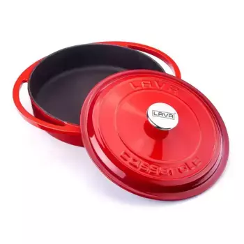 Кастрюля Lava, красный