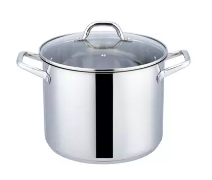 Кастрюля Linnuo из нержавеющей стали 10 литров
