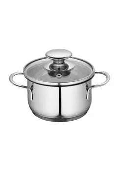 Кастрюля Мини Кук со стеклянной крышкой, нержавеющая сталь, полированная KuChenprofi