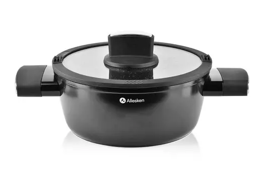 Кастрюля Mondex, 22 см, черный