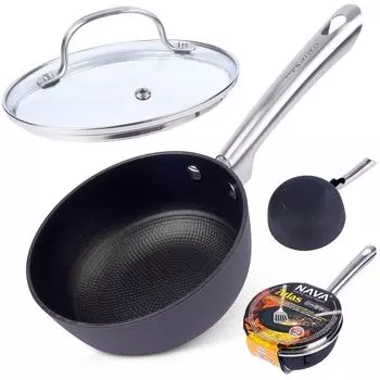 Кастрюля НАВА Кастрюля с чугунной ручкой ATLAS 16 см 600 мл ANETT Nava