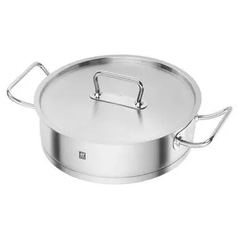 Кастрюля - нержавеющая сталь 18/10 - матовая - 28 см - с крышкой Zwilling J. A. Henckels