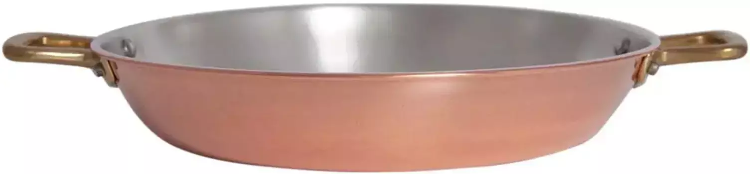 Кастрюля PINTINOX "Rame", медная, с 2 ручками, не подходит для индукционной плиты 28 см + высота 6 см, медный