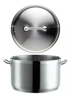 Кастрюля профессиональная (1 шт.) Mser, серебряный
