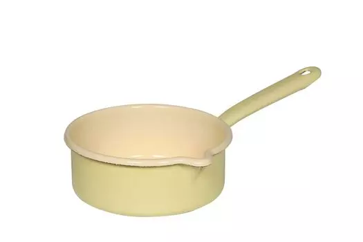 Кастрюля Riess пастельная 16 см желтая (0037-6)