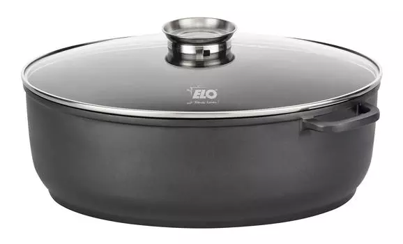 Кастрюля roast алукаст Elo, черный