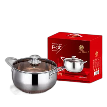 Кастрюля с двойными ушками Unbrand, 24 см