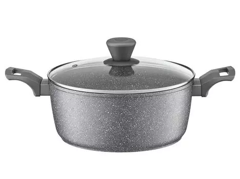 Кастрюля с индукционной крышкой, алюминий с антипригарным покрытием, 28 см / 5,7 л AMBITION