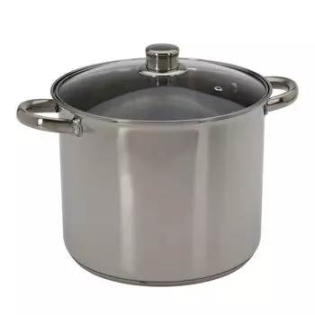 Кастрюля с крышкой 9 литров из нержавеющей стали, новая столовая культура neuetischkultur