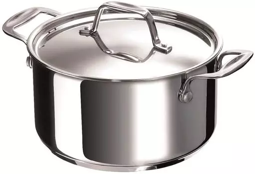 Кастрюля с крышкой из нержавеющей стали "Шеф" Beka Cookware
