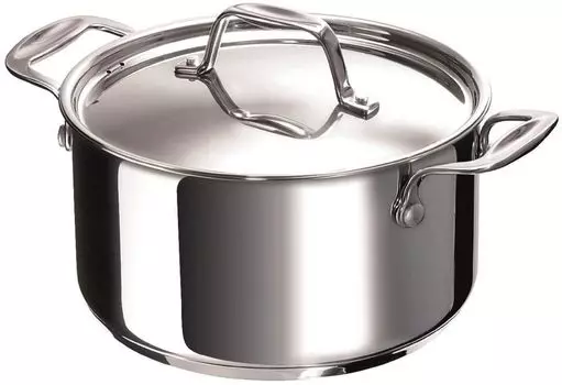 Кастрюля с крышкой из нержавеющей стали "Шеф" Beka Cookware