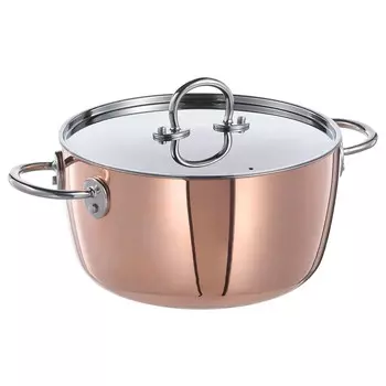 Кастрюля с крышкой, медь/нержавеющая сталь, 3 л, FINMAT IKEA