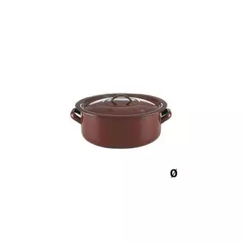 Кастрюля с крышкой Quid Classic Коричневая эмалированная нержавеющая сталь Quid Размеры: 30 см