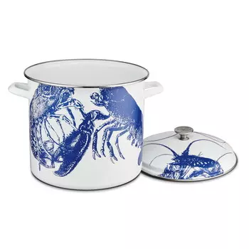 Кастрюля с рисунком Cuisinart, белый / синий