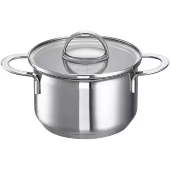 Кастрюля SCHULTE-UFER «Little Lilly», нержавеющая сталь 18/10, (1 шт.), индукция, цвет silberfarben