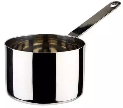 Кастрюля/сервировочная кастрюля APS из нержавеющей стали, 9 см, высота: 6 см