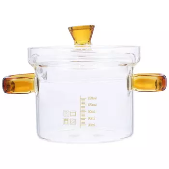 Кастрюля стеклянная с крышкой Gardnery