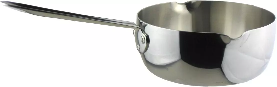 Кастрюля TOWA Yukihira, 7,1 дюйма (18 см), трехслойная сталь с алюминиевым покрытием, совместима с индукционной индукцией, сделано в Японии Nagao